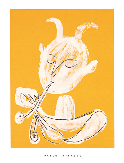 白い動物 作： Pablo Picasso